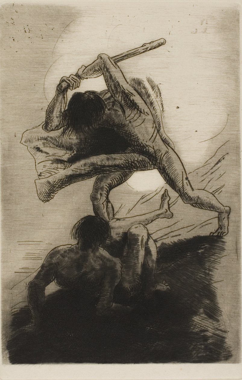 Kabil ve Habil by Odilon Redon
