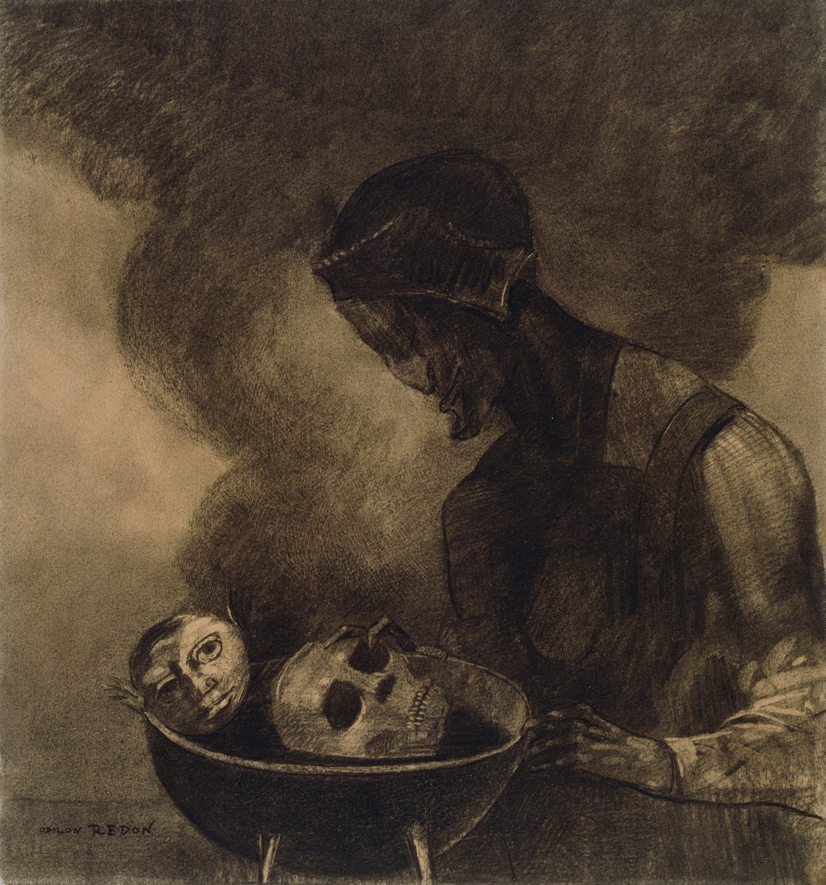 Büyücünün Kazanı by Odilon Redon