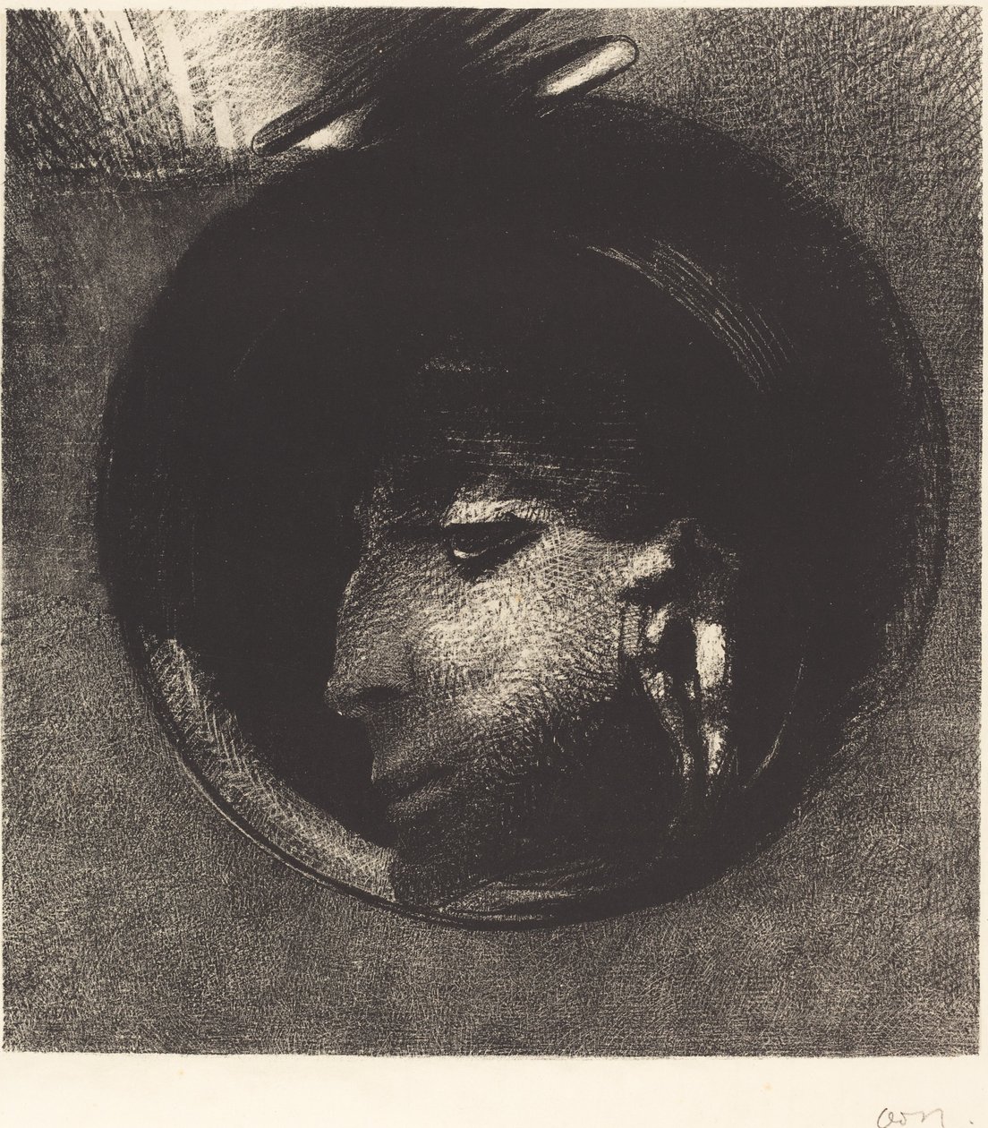 kulak hücresi by Odilon Redon