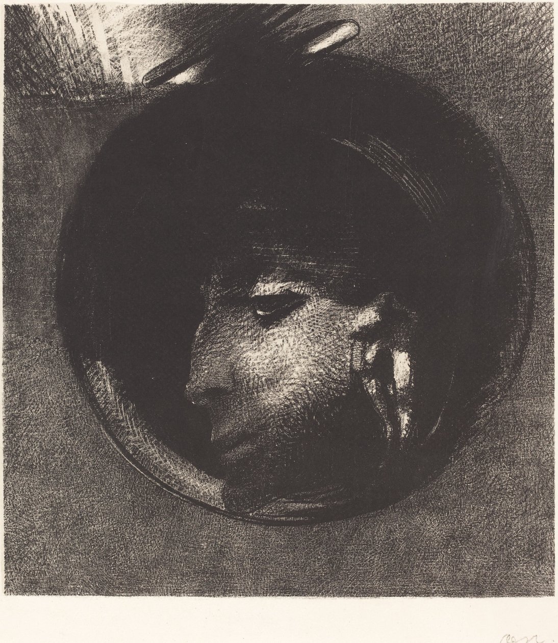 kulak hücresi by Odilon Redon