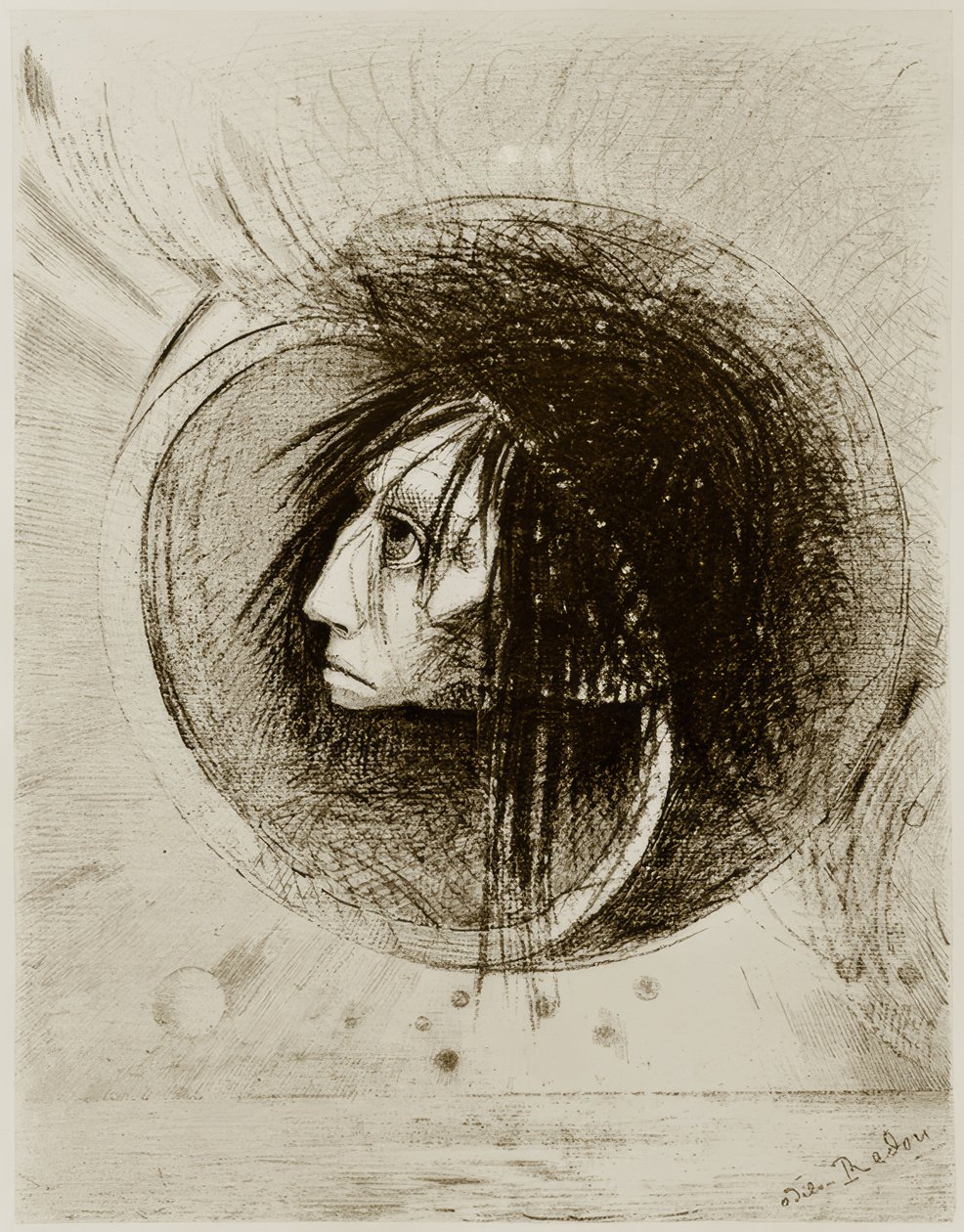 yükselen by Odilon Redon