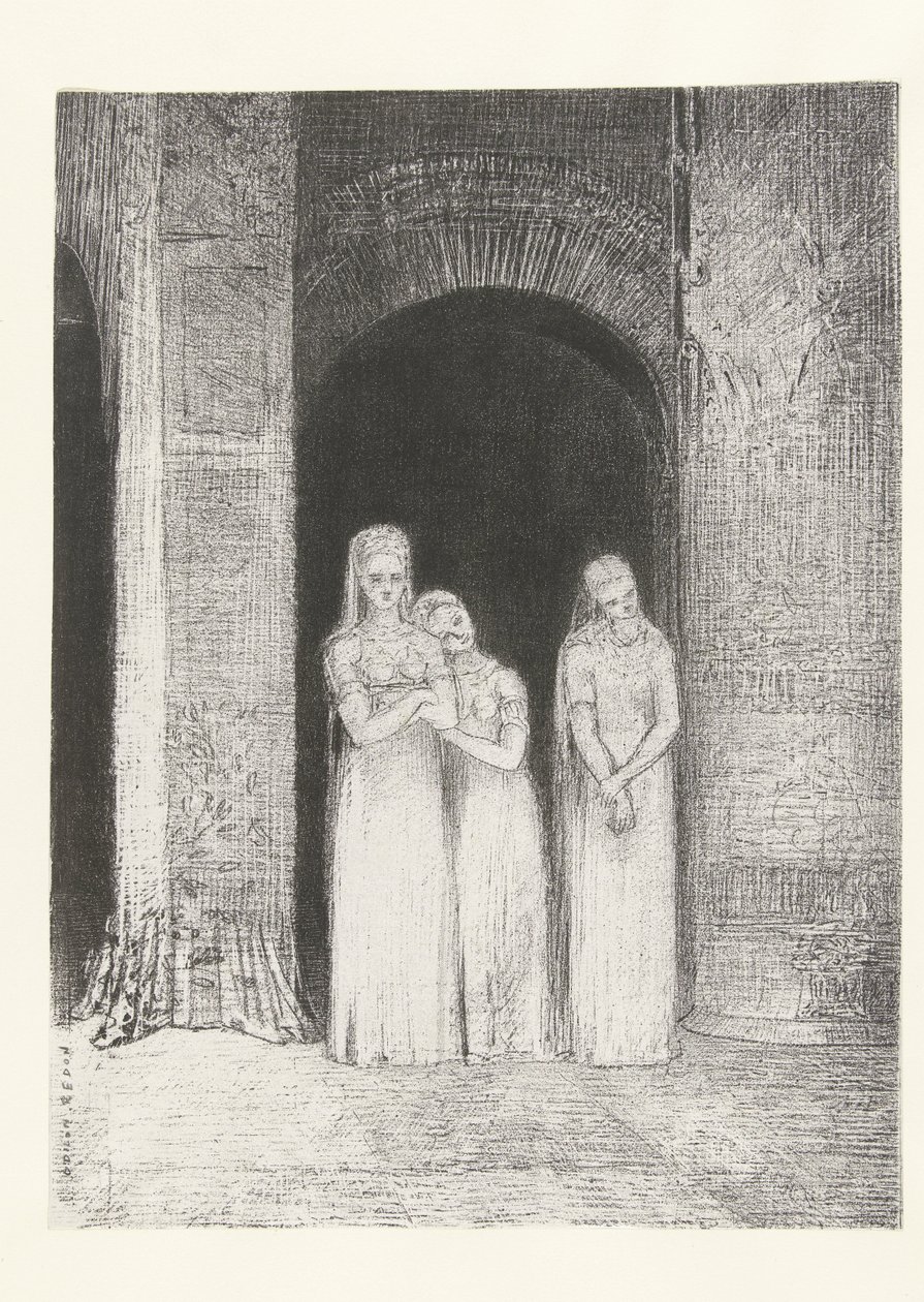 Rahibeler bekliyordu fahişeler bekliyor La Nuit (dizi adı) Gece (dizi adı) by Odilon Redon