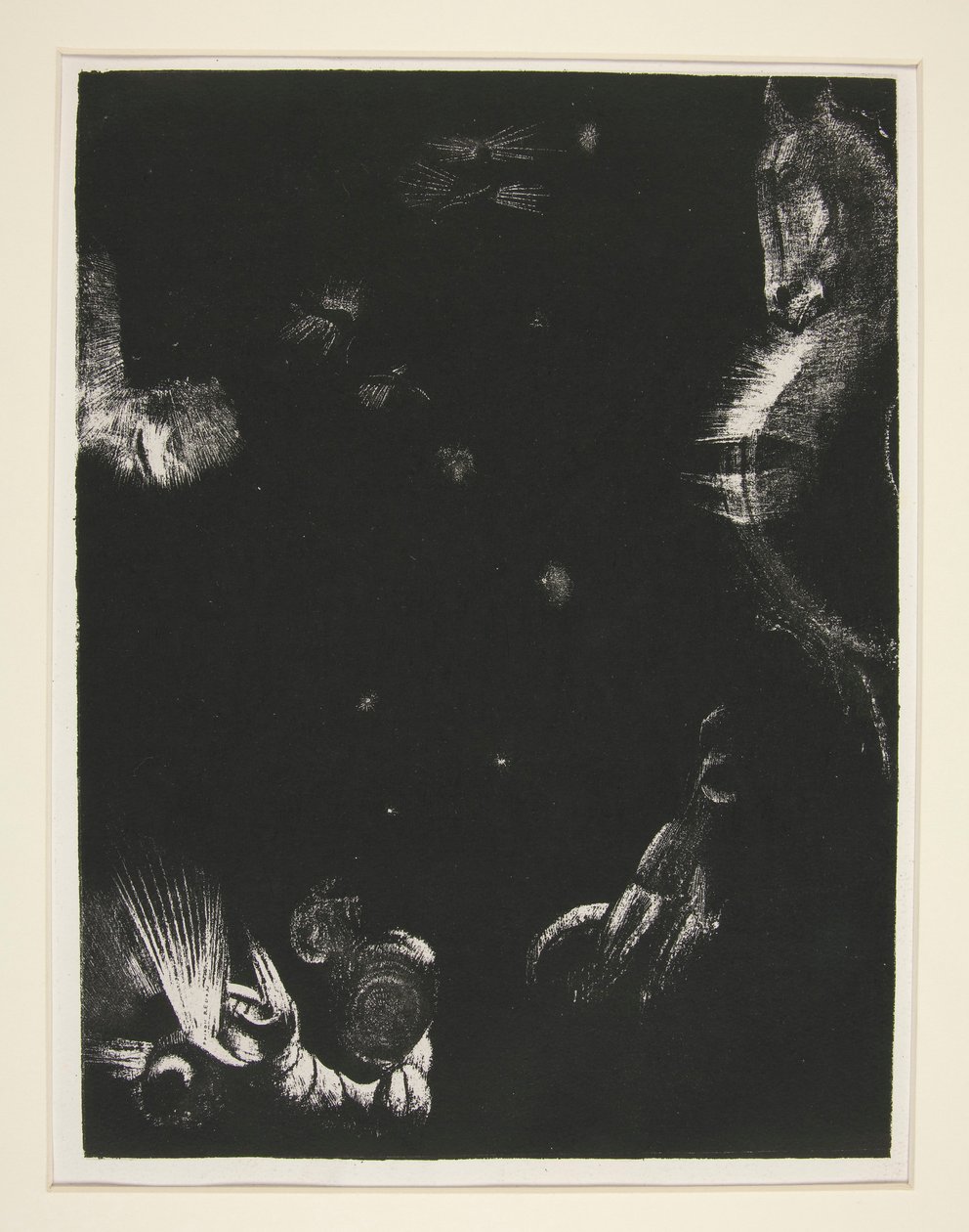 I ülkelerinde çeşitli halklar yaşıyor by Odilon Redon