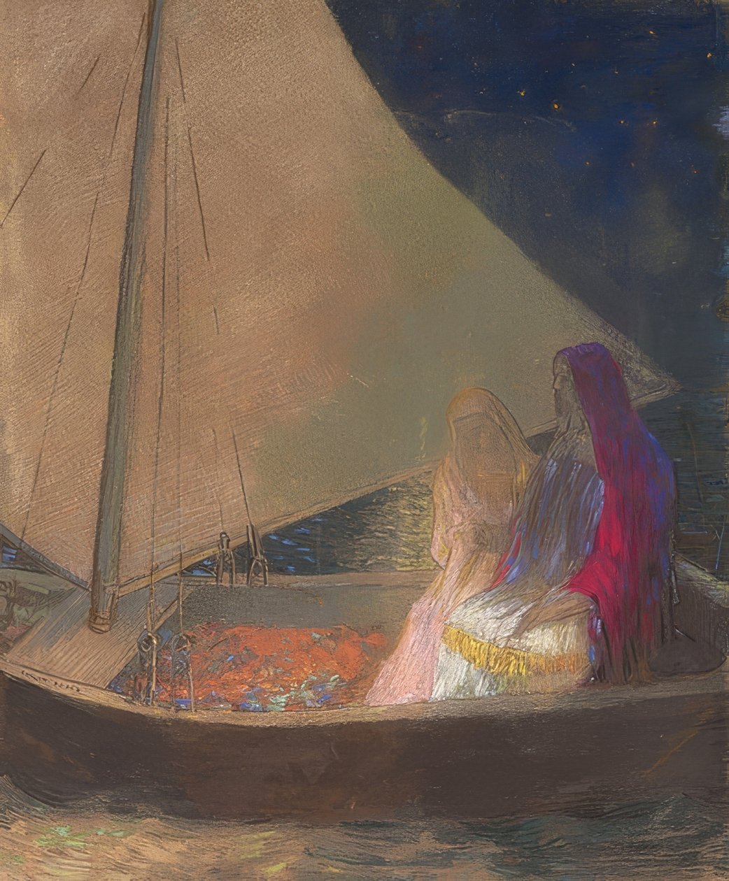 Bark. 1902 civarında by Odilon Redon