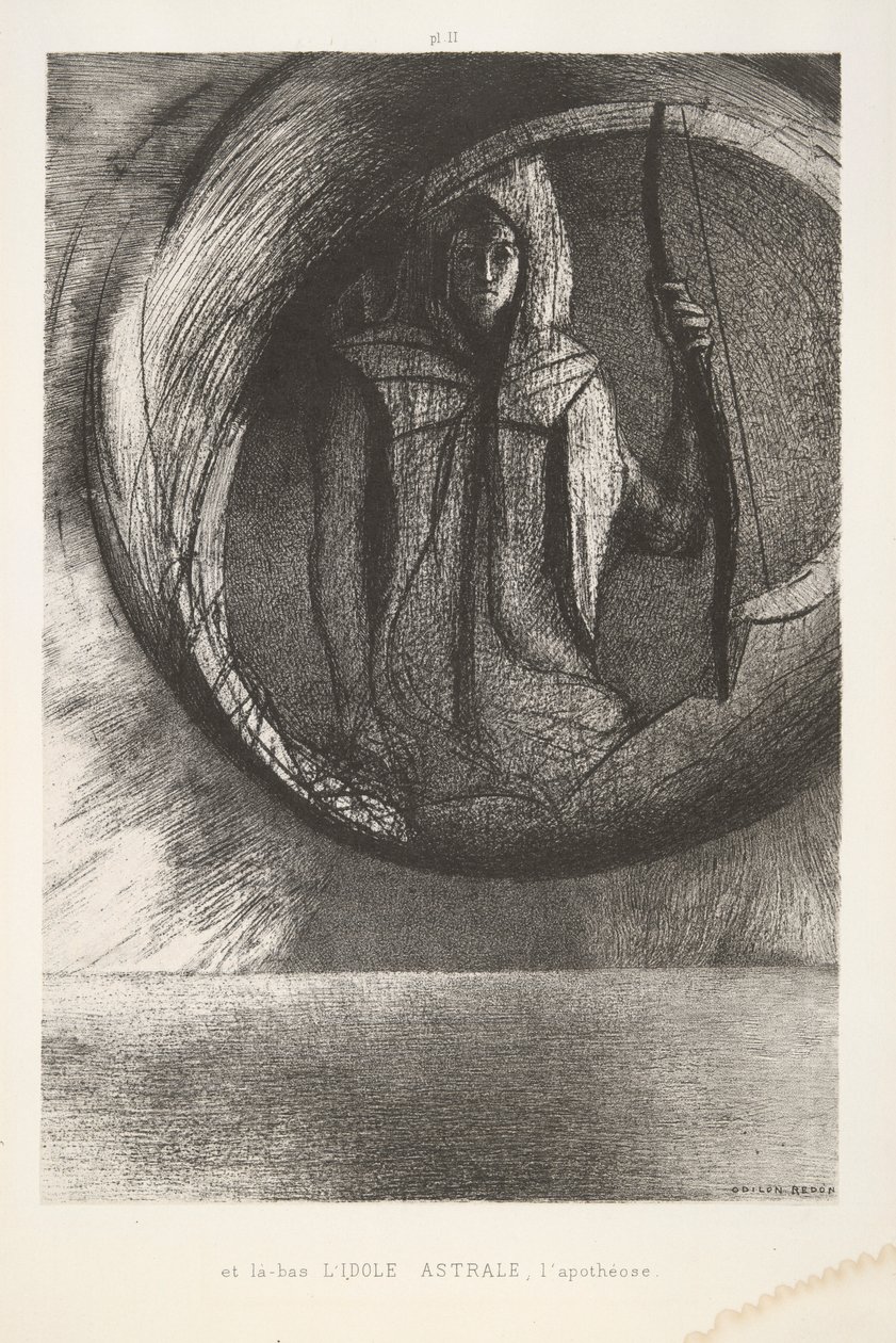 Ve orada by Odilon Redon