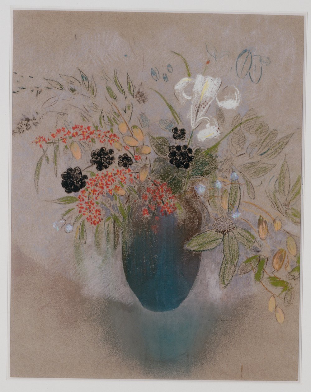Vazoda Çiçekler by Odilon Redon
