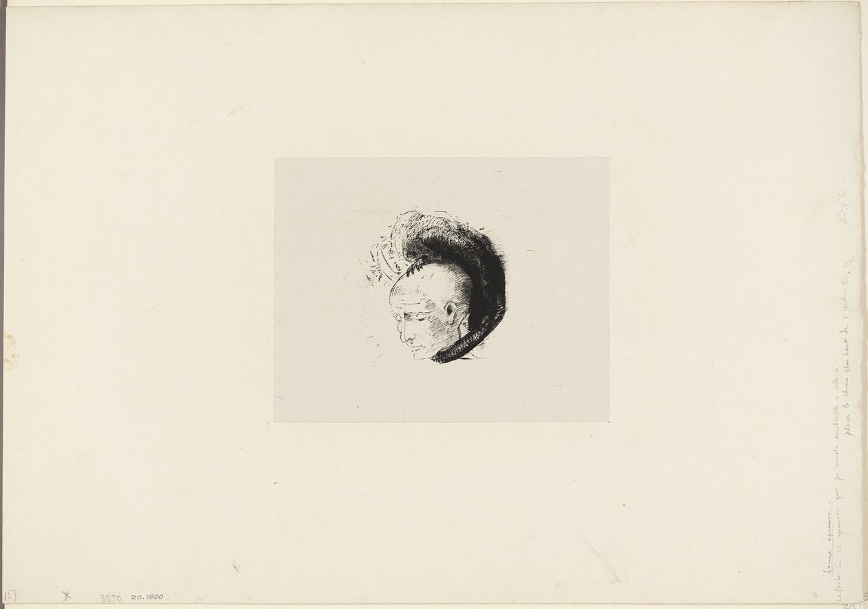 André Mellerio tarafından Resimdeki İdealist Hareket için Ön Eser by Odilon Redon