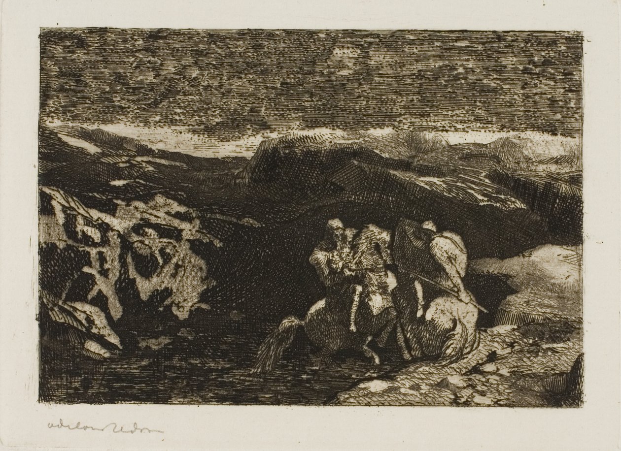 Savaşta Atlılar by Odilon Redon
