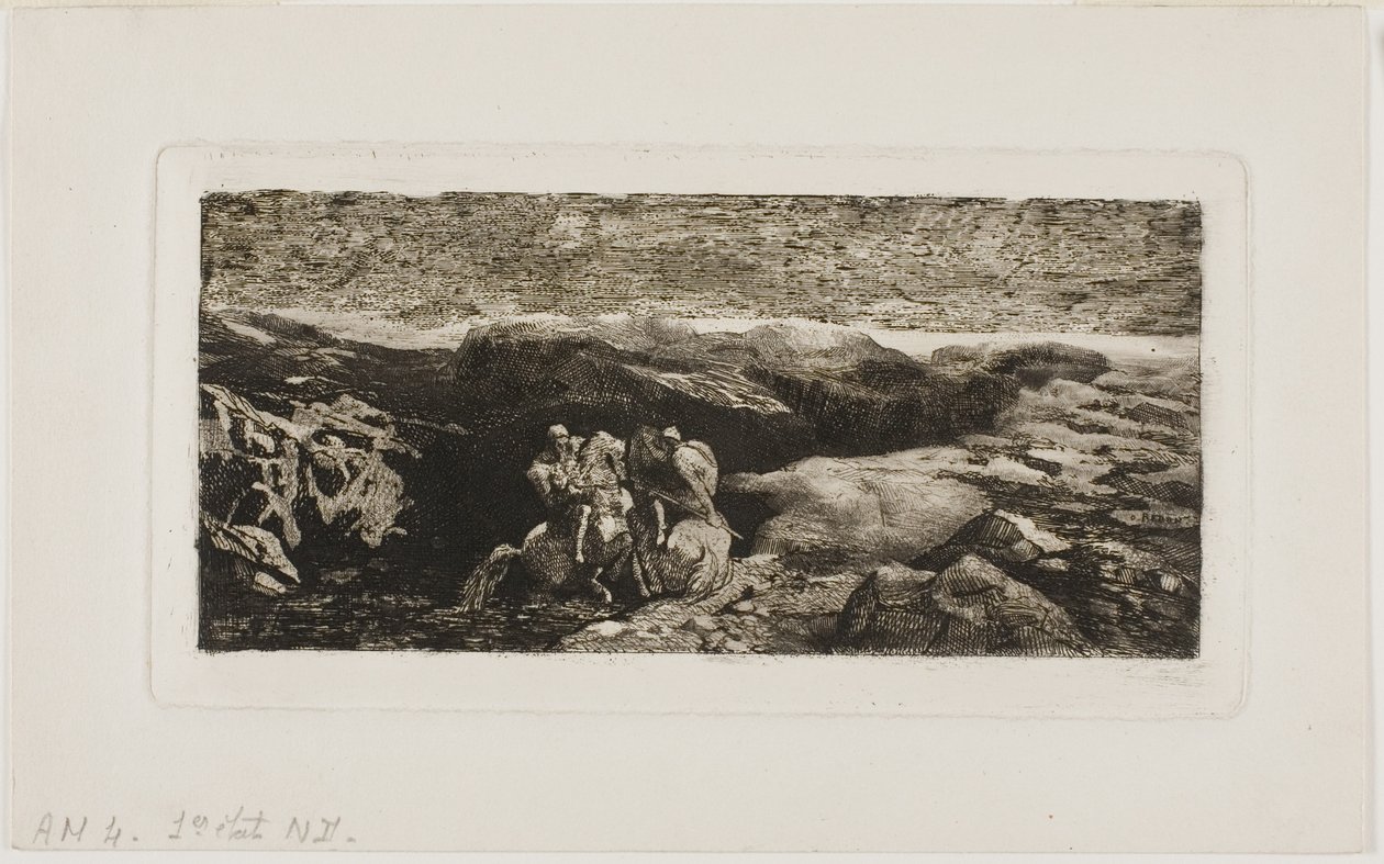 Savaşta Atlılar by Odilon Redon
