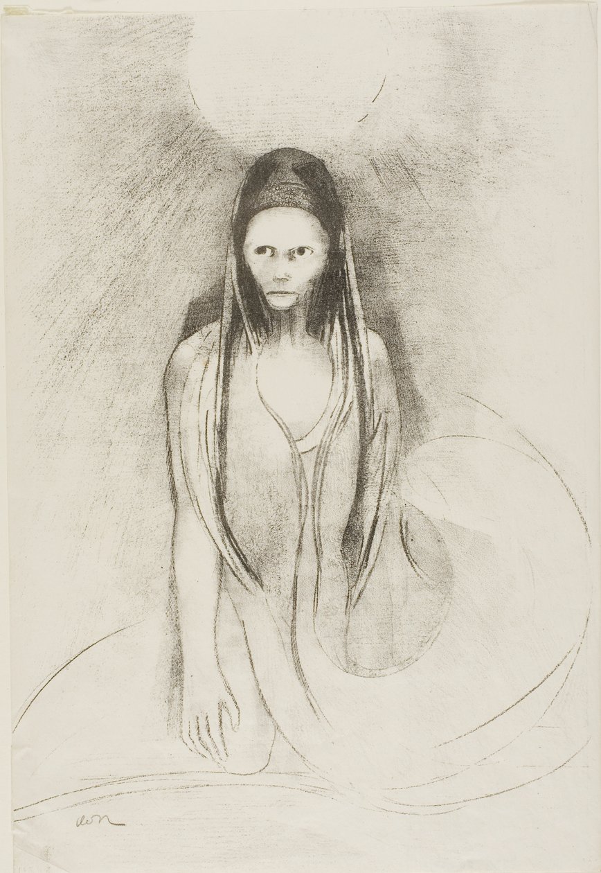İstihbarat Benimdi! Buda Oldum, plaka 12/24 by Odilon Redon