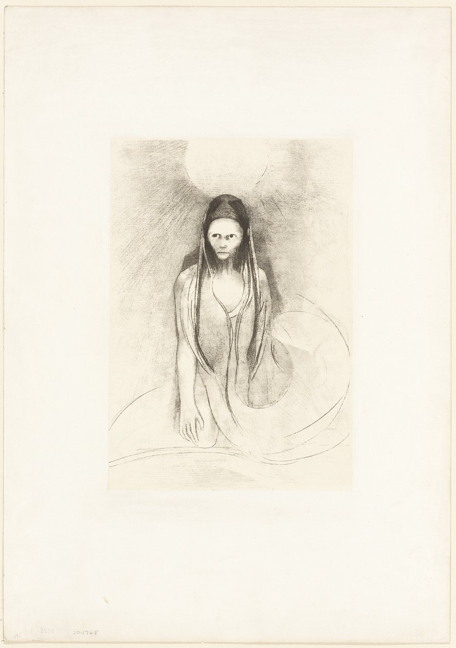 İstihbarat Benimdi! Buda Oldum, plaka 12/24 by Odilon Redon