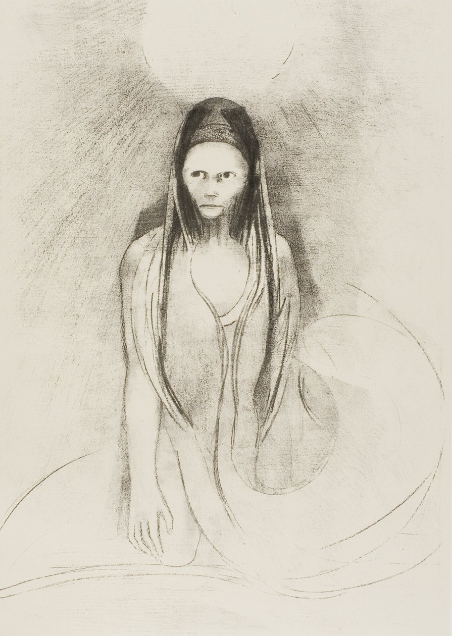 İstihbarat Benimdi! Ben Büyük Buda Oldum!, levha 12/24 by Odilon Redon