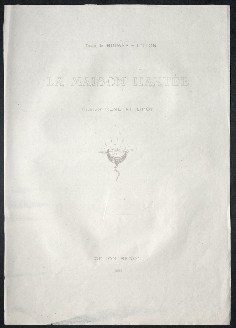 Perili Ev, 1896. by Odilon Redon