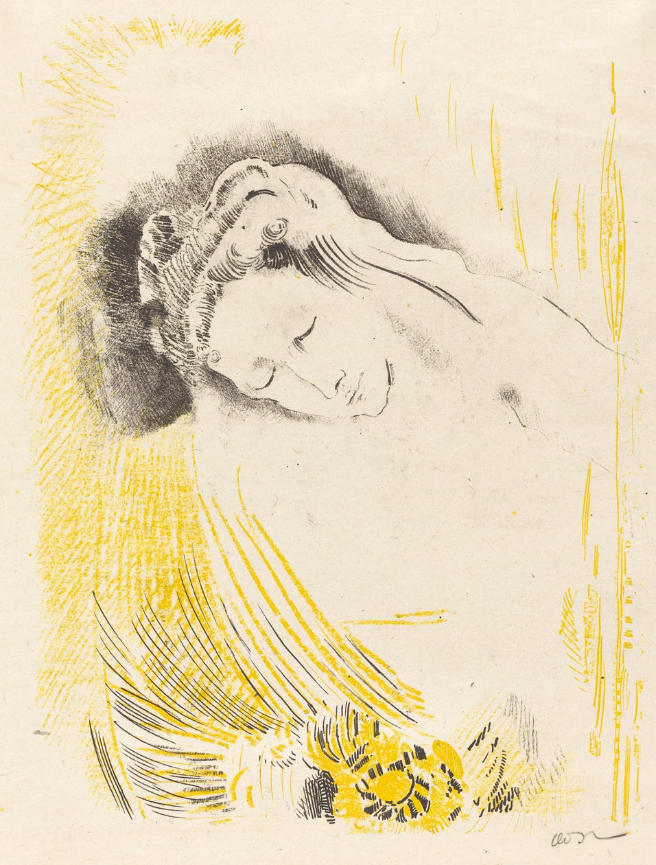 La Sulamit (T Sulamite) by Odilon Redon