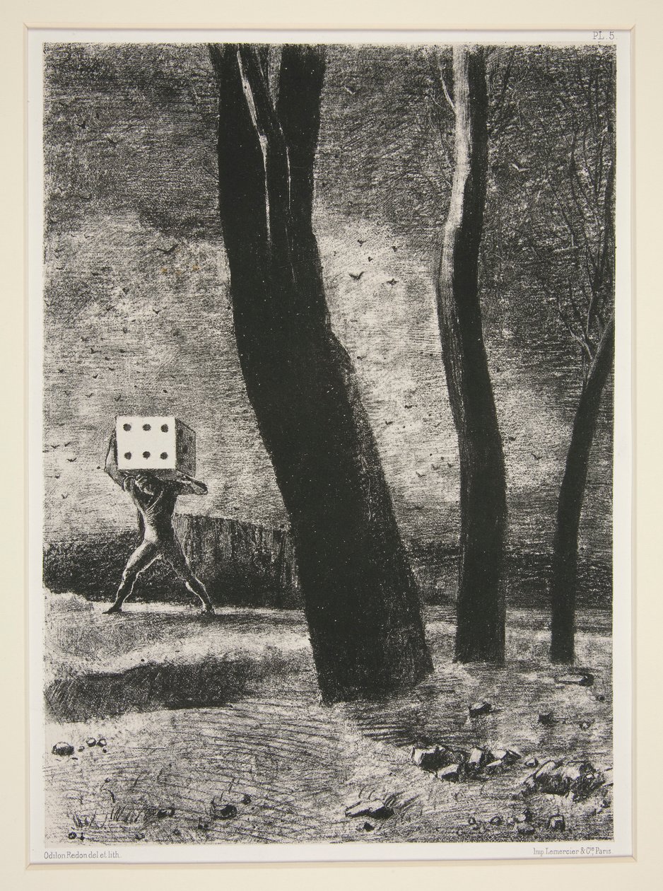 Kumarbaz, portföyden Rüyada by Odilon Redon