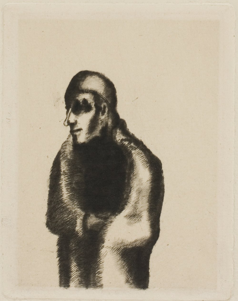 küçük başrahip by Odilon Redon