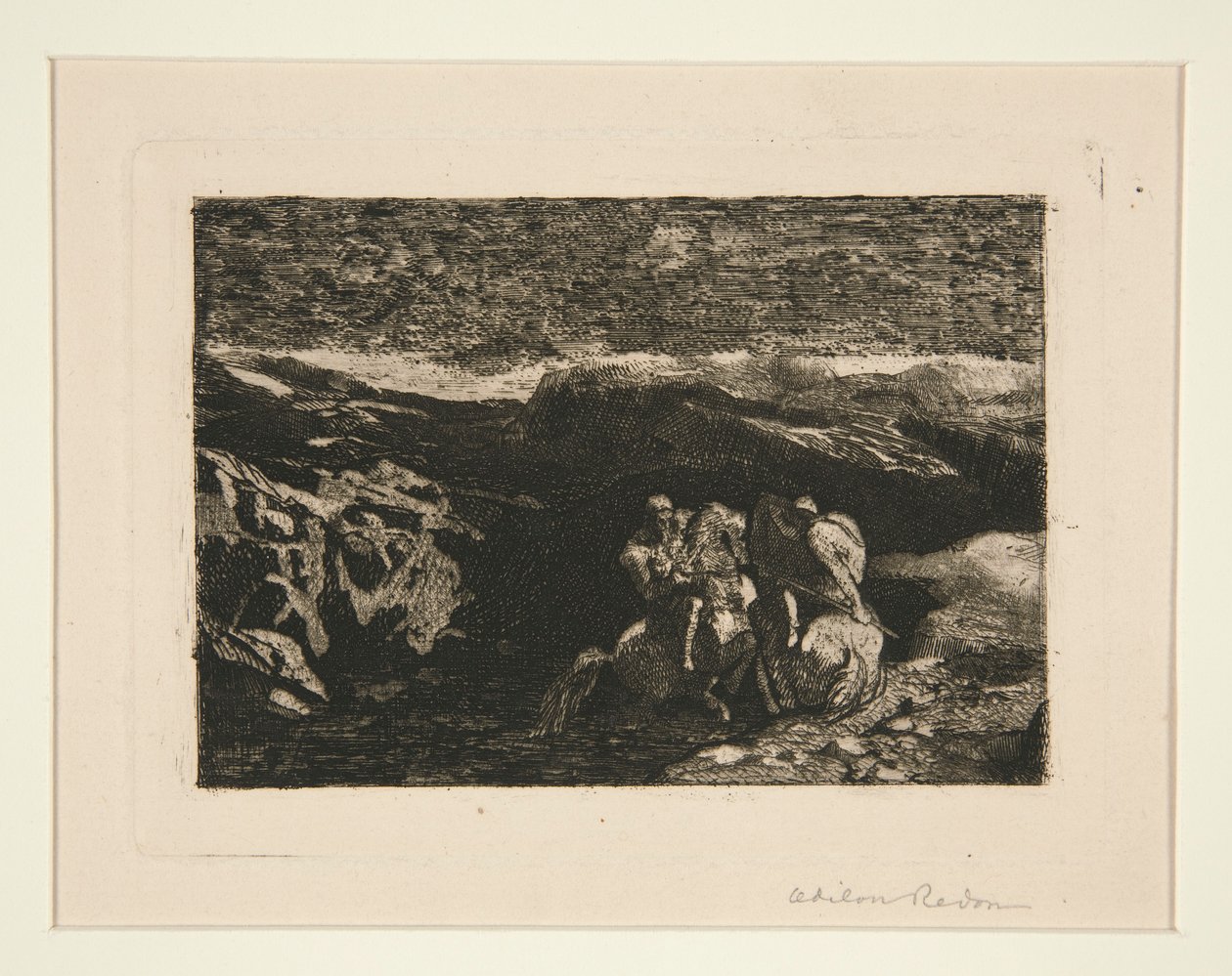Savaşta Atlılar by Odilon Redon