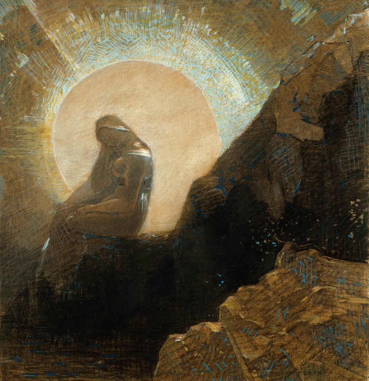 Melankoli by Odilon Redon