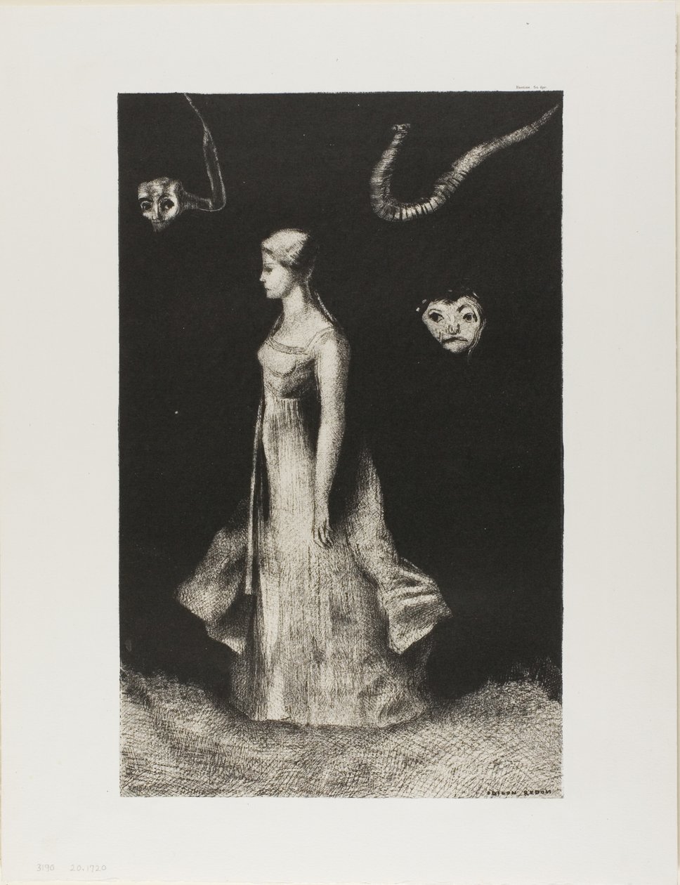takıntı by Odilon Redon
