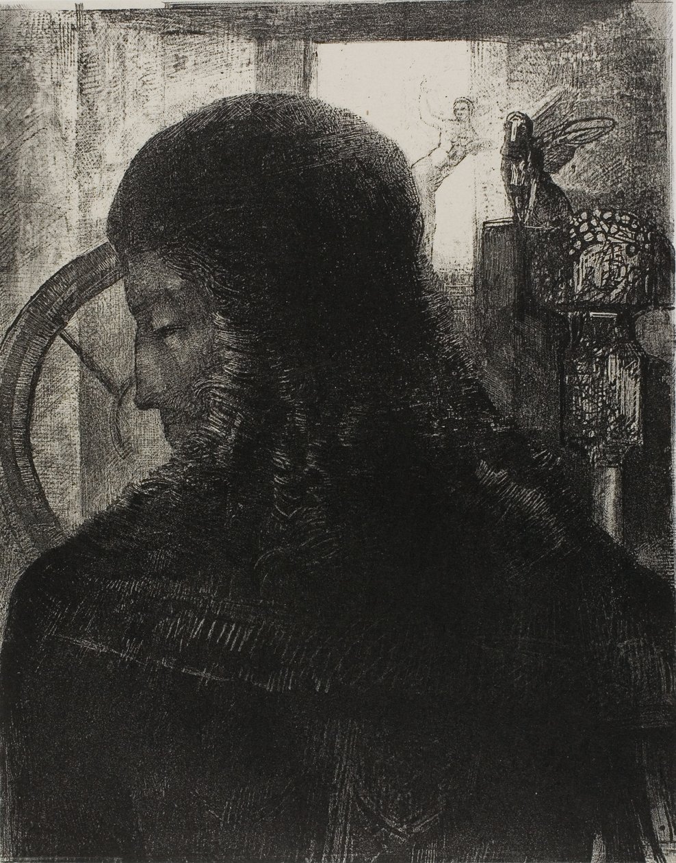 eski şövalye by Odilon Redon