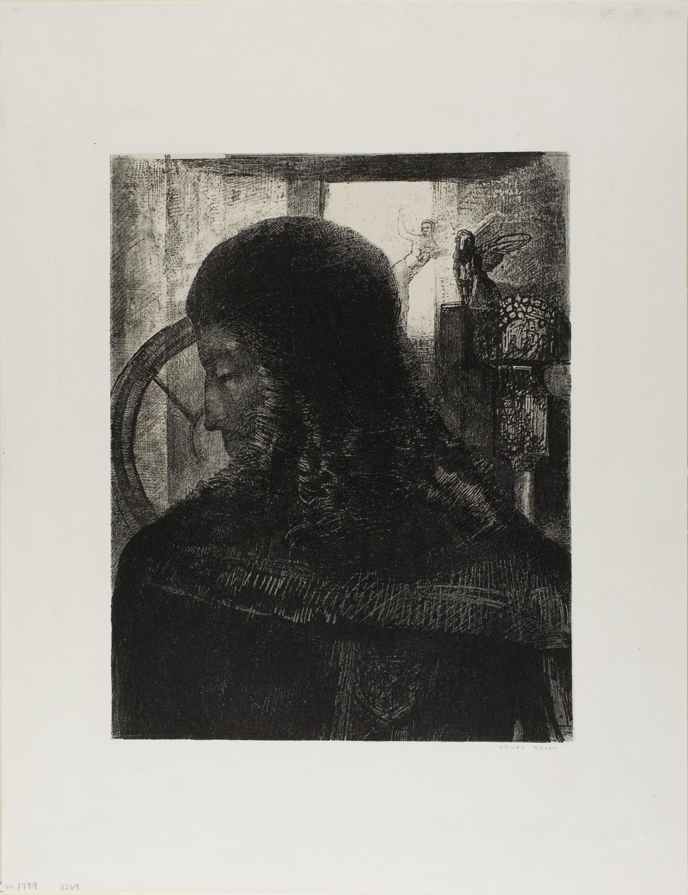 eski şövalye by Odilon Redon