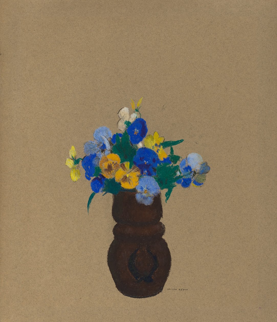 hercai menekşe by Odilon Redon