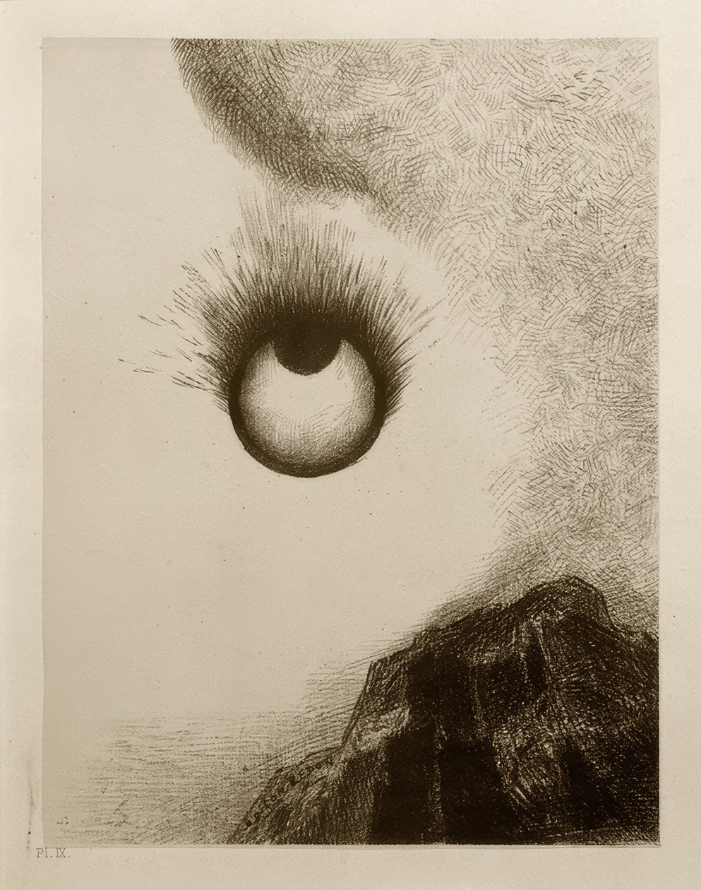 Her yerde öğrenciler parlıyor by Odilon Redon