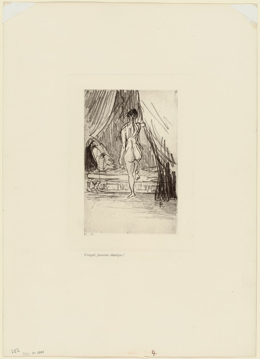 Zevk, Elastik Hayalet!, plaka 5 / 9 by Odilon Redon