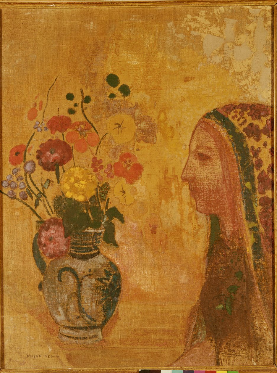 Bir Kadının Profili by Odilon Redon