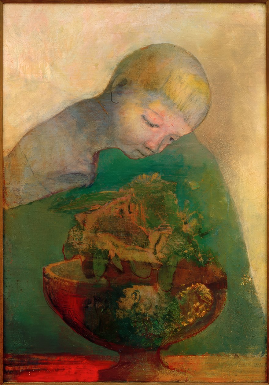 olma kabuğu by Odilon Redon