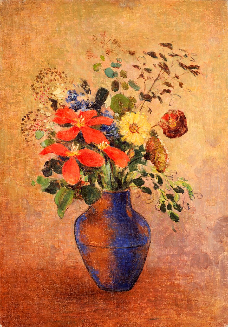 Mavi Vazo by Odilon Redon