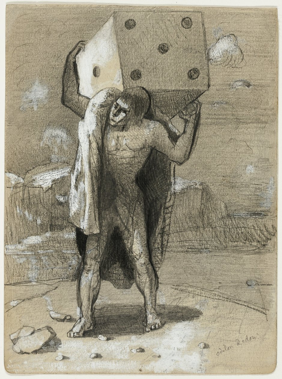 Tutkuların Ağırlığı olarak da adlandırılan Kalıp by Odilon Redon