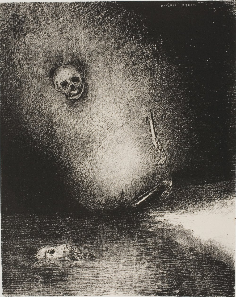 Jüri Üyesinden Rüya Ölümle Sona Erdi by Odilon Redon