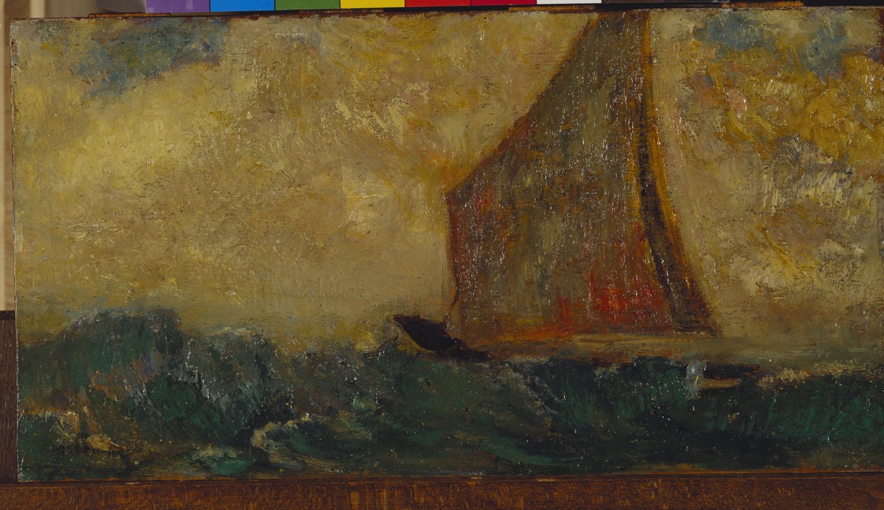 Mistik Tekne by Odilon Redon