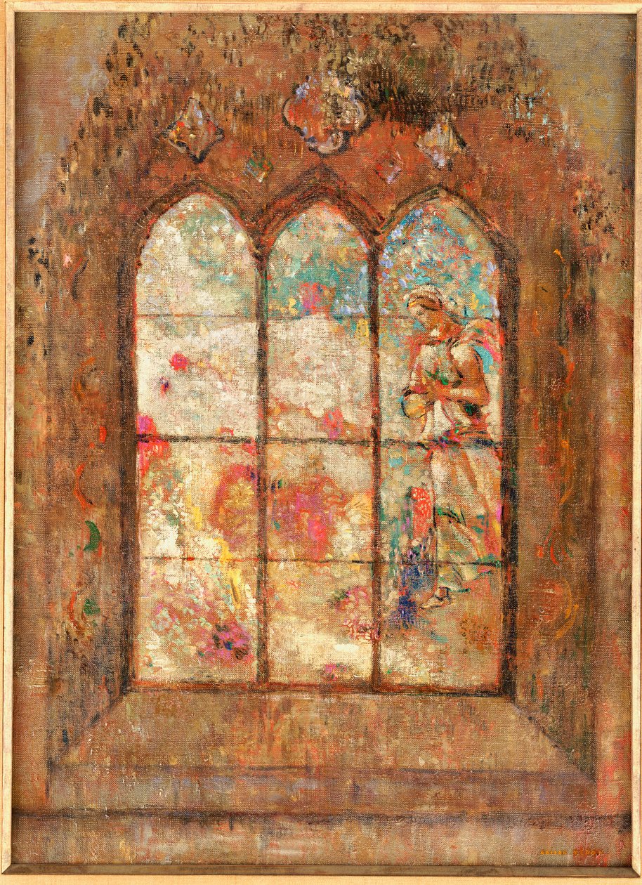 Vitray Pencere by Odilon Redon