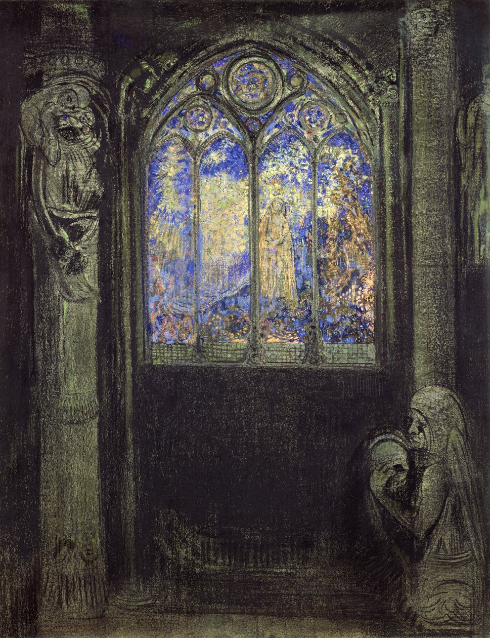 Vitray Pencere by Odilon Redon