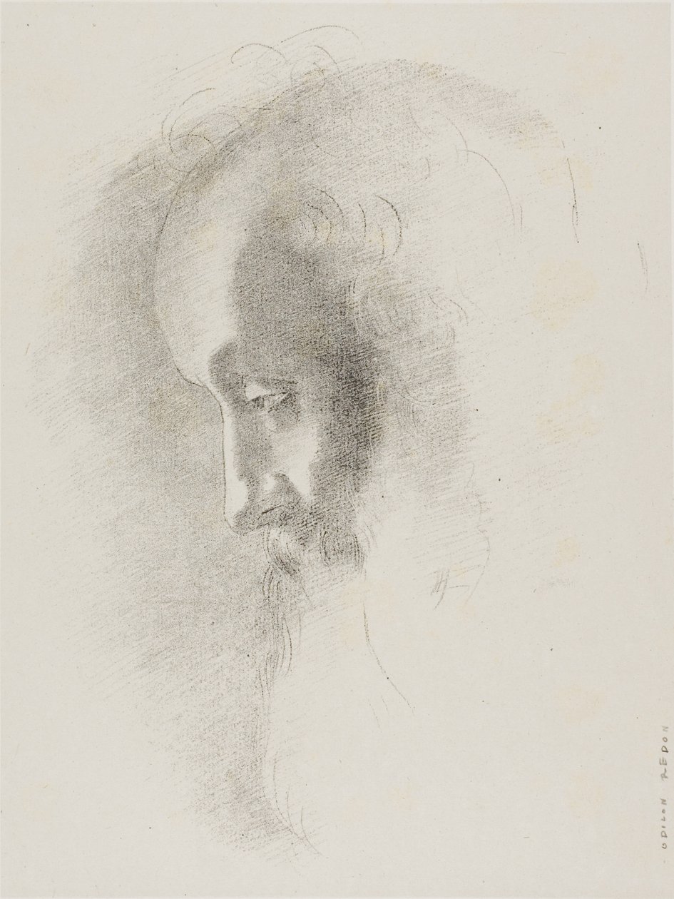 Yaşlılığa, plaka 1 / 6 by Odilon Redon