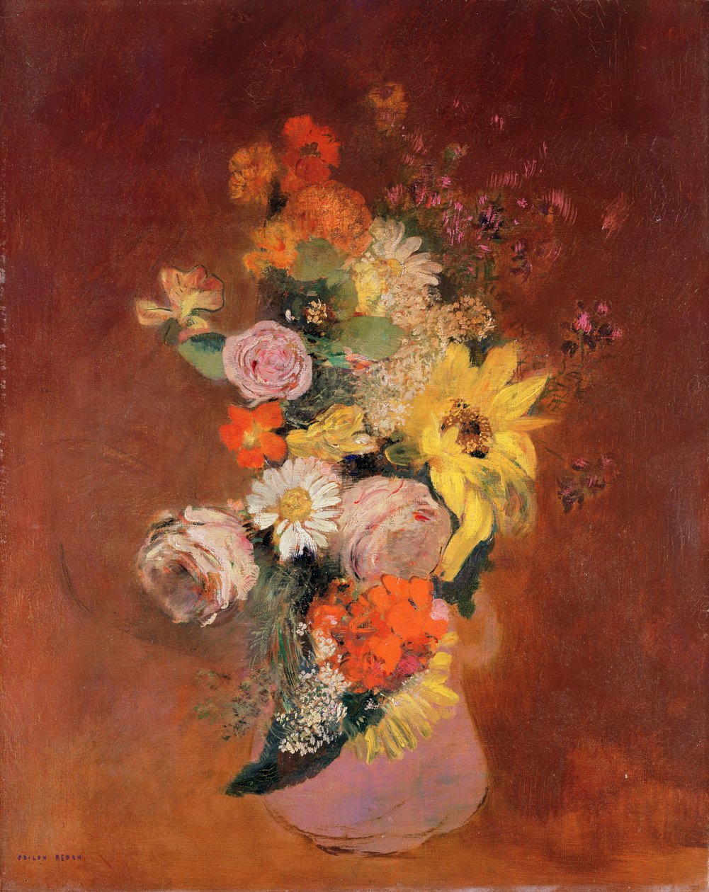 Bilinmeyen resim by Odilon Redon