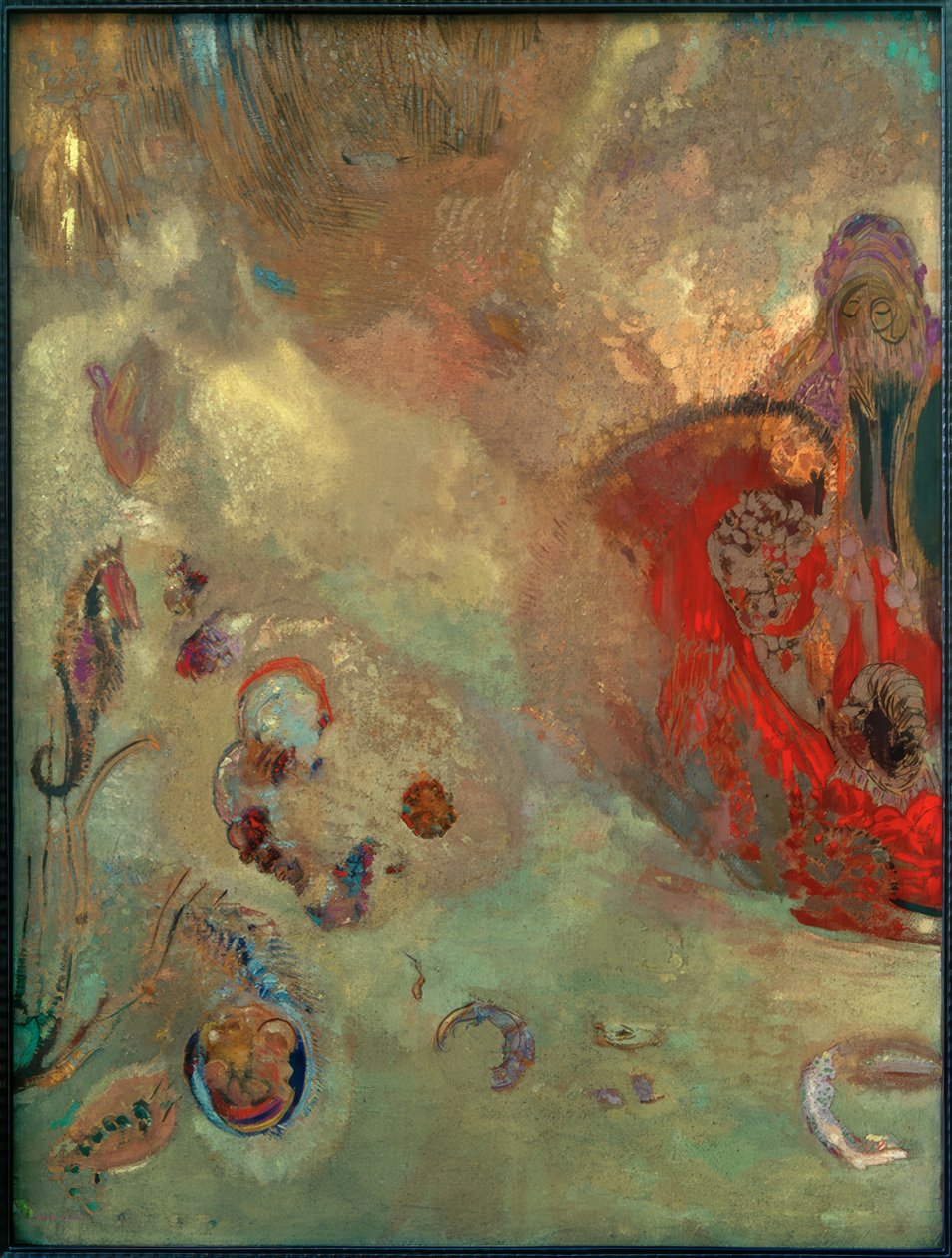 sualtı görüşü by Odilon Redon