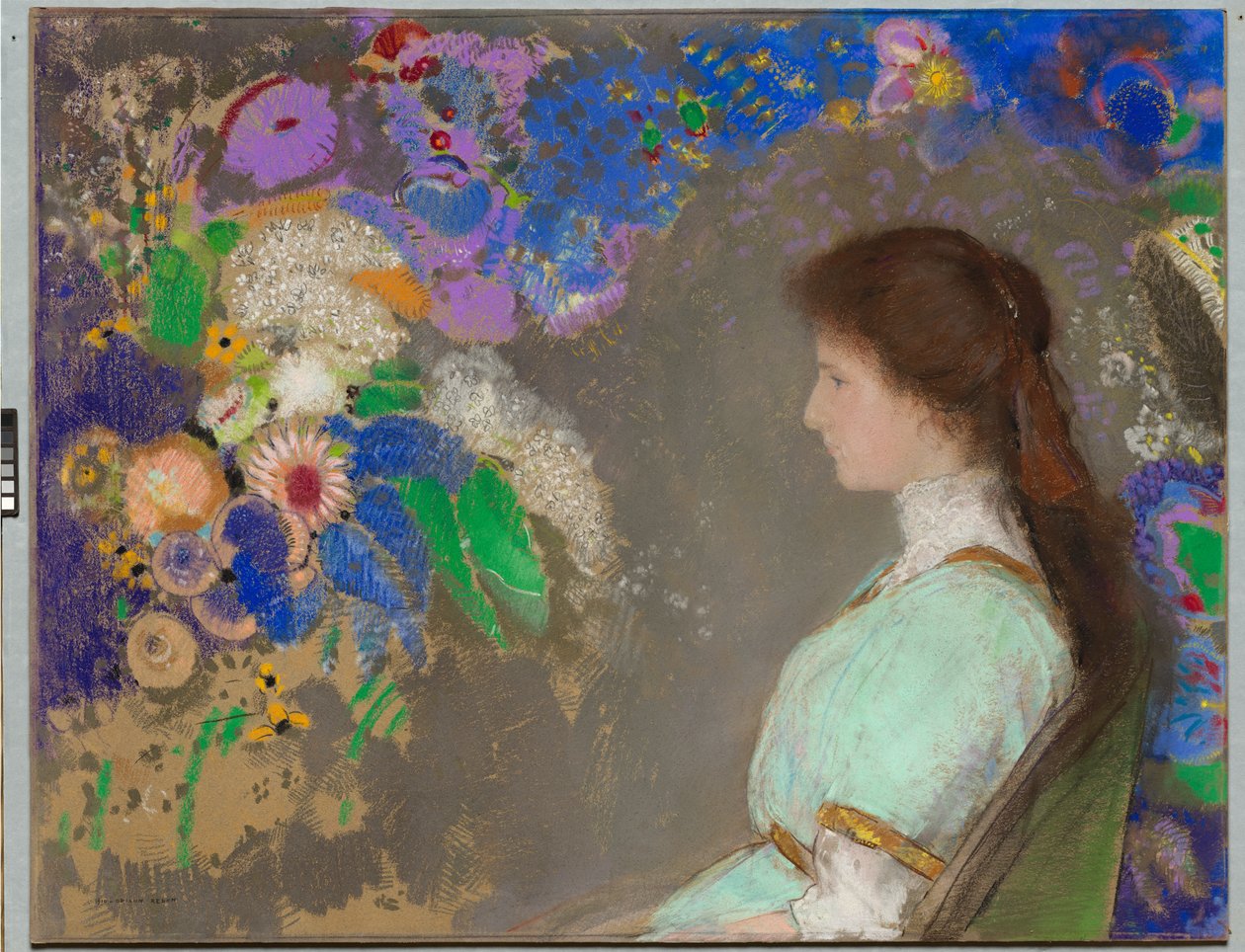 Menekşe Heymann, 1910 by Odilon Redon