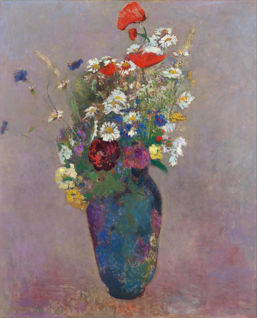 Vizyon: çiçek vazosu par Redon, Odilon (1840-1916) by Odilon Redon