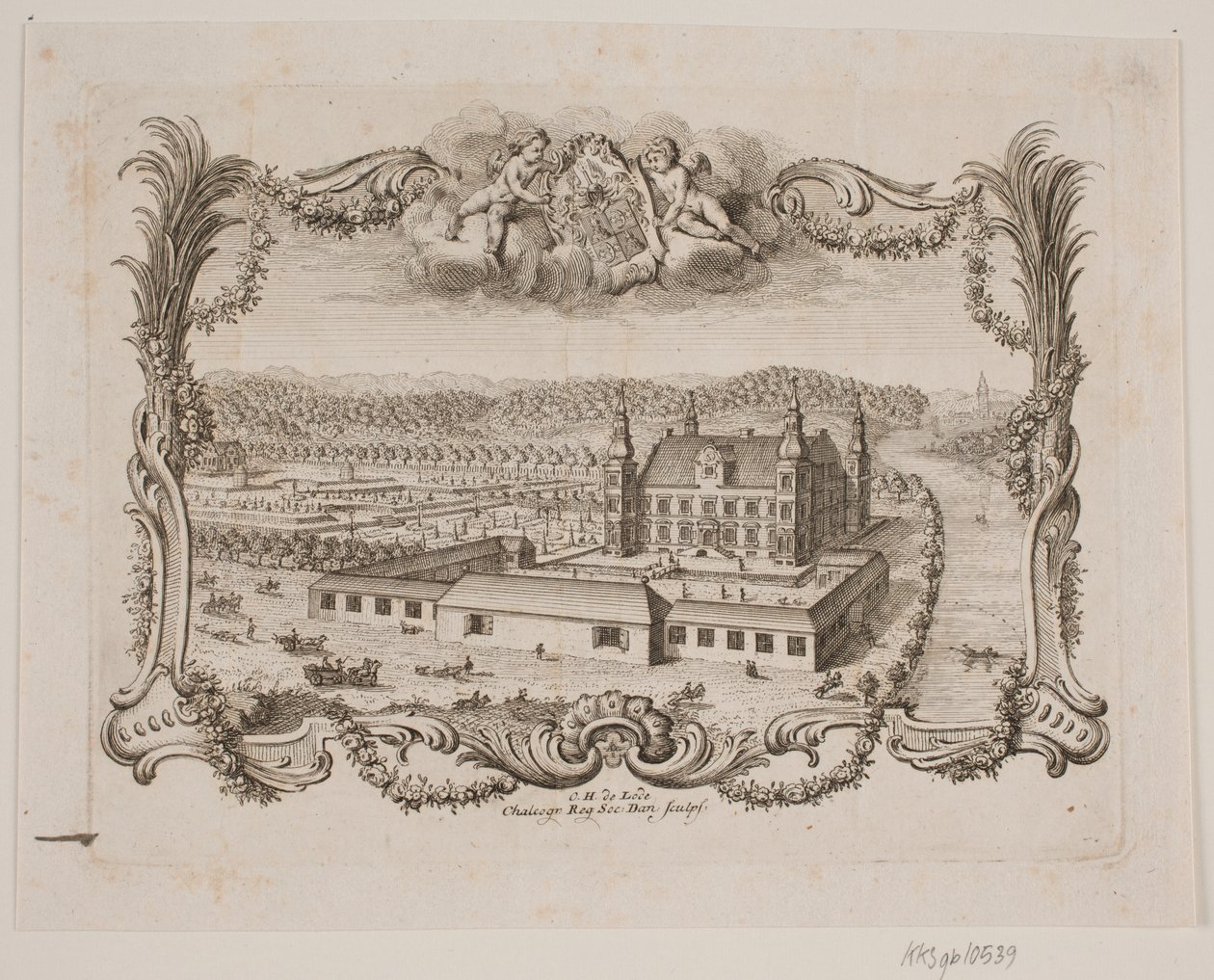 Vejle yakınlarındaki Engelsholm by Odvardt Helmoldt de Lode