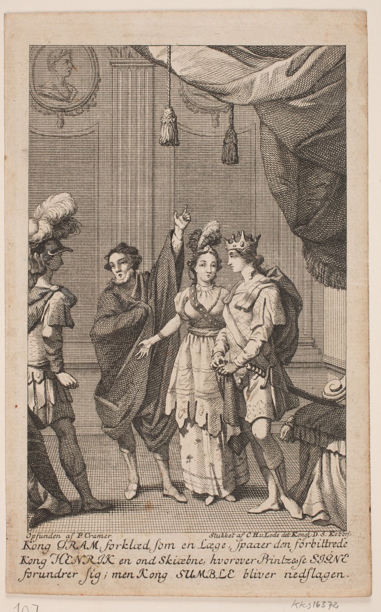 N. K. Bredal için İllüstrasyon, "Gram ve Signe" by Odvardt Helmoldt de Lode