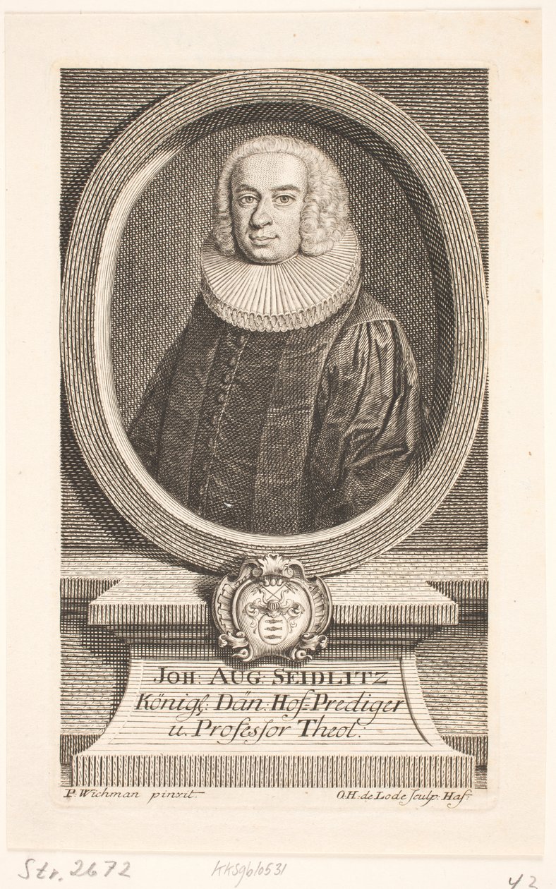 Johan August Seidlitz, Rahip by Odvardt Helmoldt de Lode