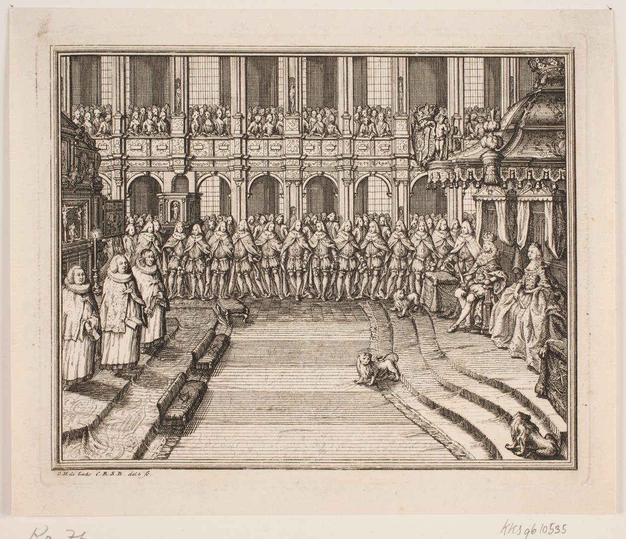 Kral Frederik V ve Kraliçe Louise, Frederiksborg Kalesi Kilisesi