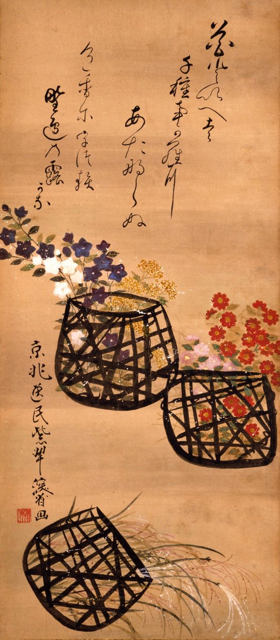 Çiçek Sepetleri by Ogata Kenzan