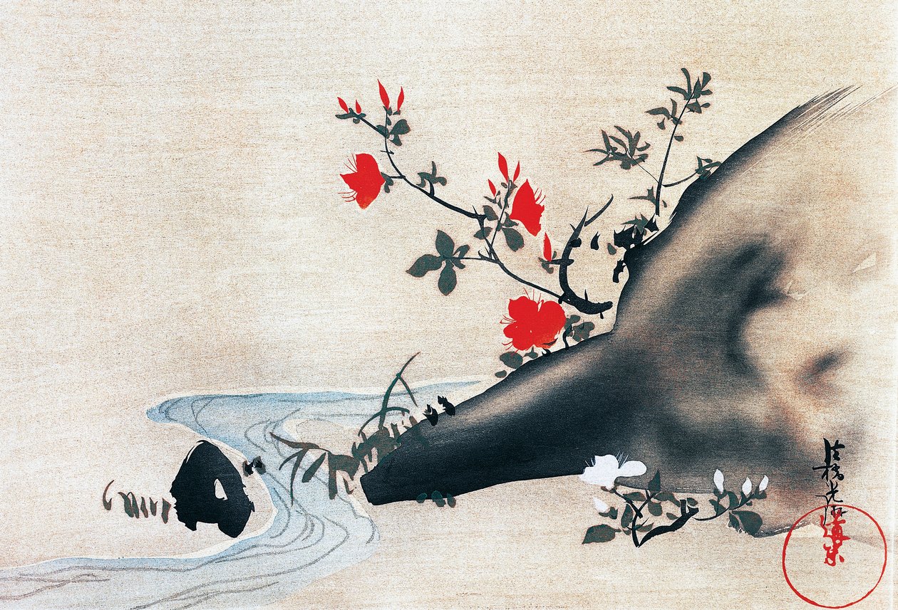 Korin Ogata (1658-1716), Edo Dönemi (1603-1868), Japonya by Ogata Korin