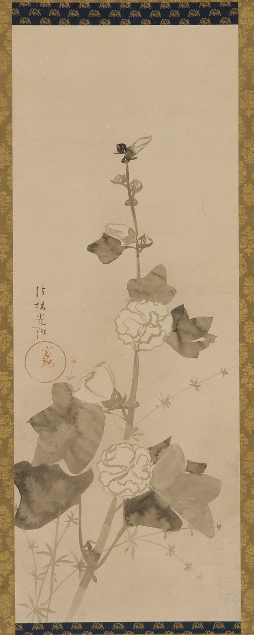 Gülhatmi, Edo dönemi, 17. yüzyılın sonu ile 18. yüzyılın başları. by Ogata Korin
