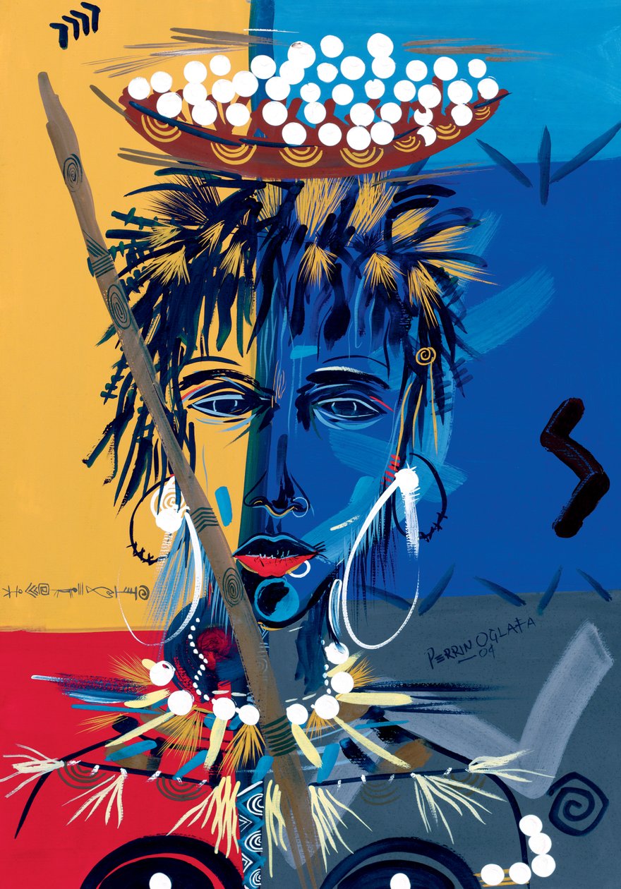 Afrika Güzeli 1, 2004 by Oglafa Ebitari Perrin