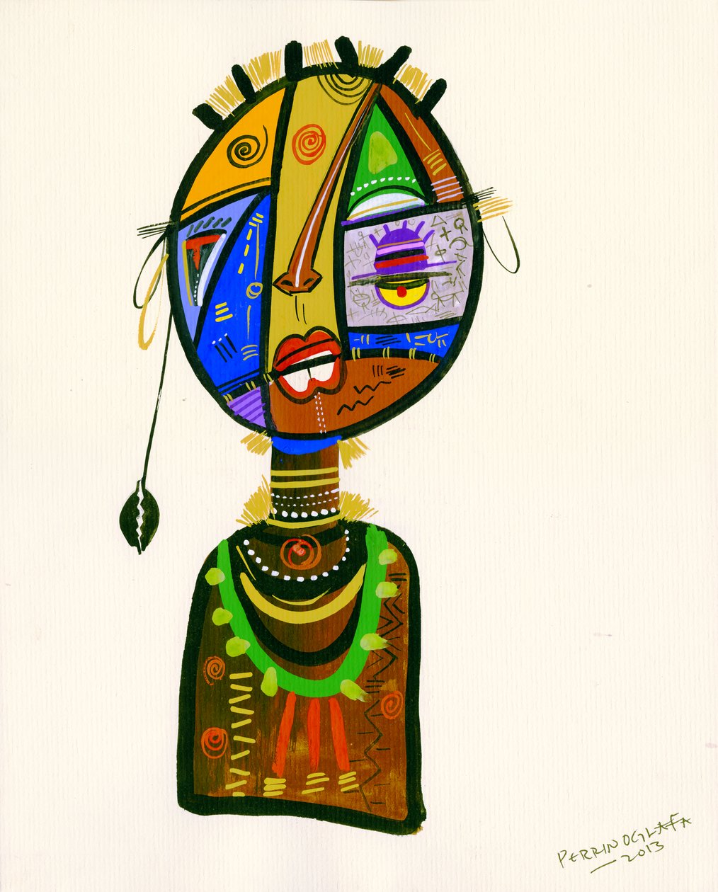 Şiirsel Yüzler, 2013 by Oglafa Ebitari Perrin